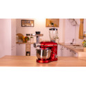 Mixer cu bol de 6L din inox, 1500W, cu tocător și blender, Roșu