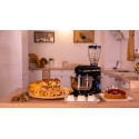 Mixer cu bol de 6L din inox, 1500W, cu tocător și blender, Negru