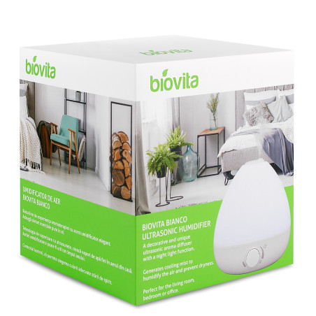 Umidificator de cameră Biovita Bianco, 2 Litri