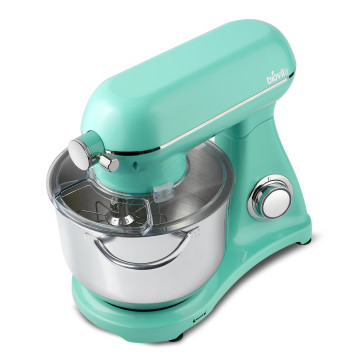 Mixer cu bol de 6L din inox,1800W, din Aluminiu, MB-1800-LUX, Turcoaz