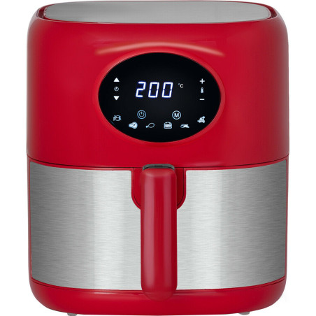 Din Iunie 2022 - Friteuza cu aer cald Brava-M, Digitală, 3.6 Litri, 1250W, Roșie