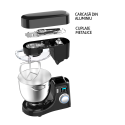 Mixer cu bol de 10L din inox, 1800W, din Aluminiu, MB-1800-10L, Negru
