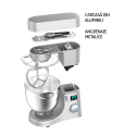 Mixer cu bol de 10L din inox, 1800W, din Aluminiu, MB-1800-10L, Argintiu