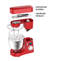 Mixer cu bol de 10L din inox, 1800W, din Aluminiu, MB-1800-10L, Roșu