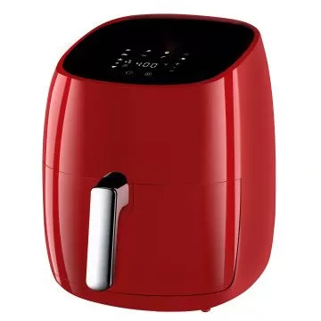 Friteuză cu aer cald / Air fryer Brava-XL, Digitală, 5.5 Litri, 1800W, Roșie