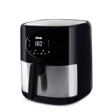 Friteuză cu aer cald / Air fryer Brava-M, Digitală, 3.6 Litri, 1250W, Neagră