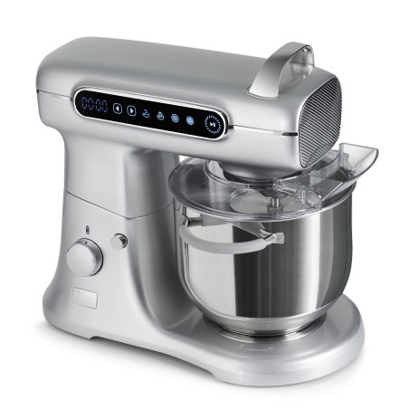 Mixer profesional, bol de 7L din inox,1800W, din Aluminiu, MB-1800-MAX PRO, Argintiu