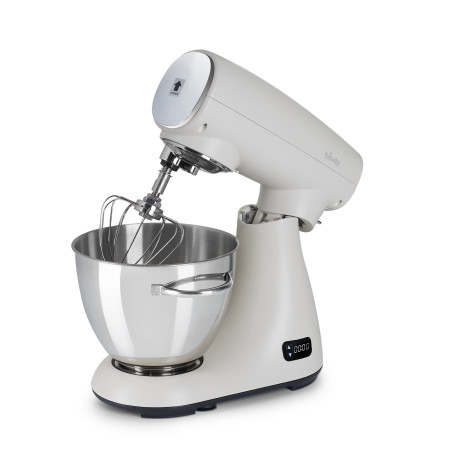 Mixer profesional, bol de 5L din inox,1500W, din Aluminiu, MB-1500-MAX PRO, Crem