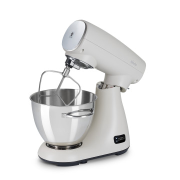 Mixer profesional, bol de 5L din inox,1500W, din Aluminiu, MB-1500-MAX PRO, Crem