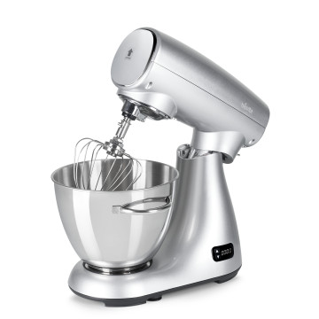 Mixer profesional, bol de 5L din inox,1500W, din Aluminiu, MB-1500-MAX PRO, Argintiu