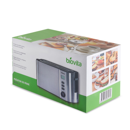 Prajitor de pâine cu carcasă din inox, 1500W, ELITE-4, cutie