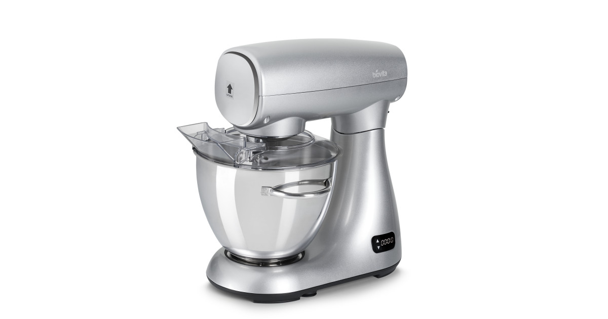 Mixer profesional, bol de 5L din inox,1500W, din Aluminiu, MB-1500-MAX PRO, Argintiu