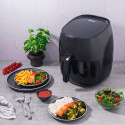 Friteuza cu aer cald Brava-XL, Digitală, 5.5 Litri, 1800W, Neagra