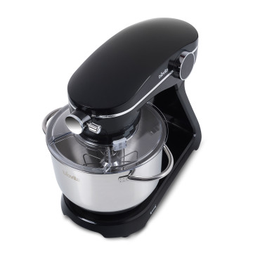 Mixer cu bol MB-1800-NOVA, 1800W, 6L, negru accesorii inox