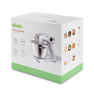 Mixer cu bol MB-1800-NOVA, 1800W, 6L, culoare turcoaz, cutie