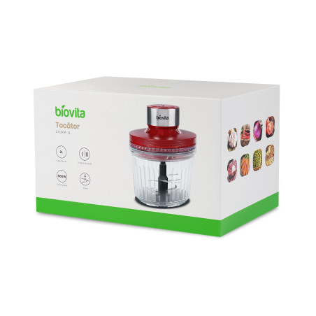 Tocător Biovita Storm, 500W, 2 Litri, Cutie