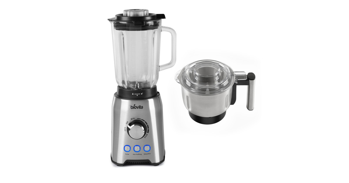 Blender Forte-1200 cu râșniță, vas 1.5L sticlă, 1200W