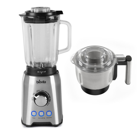 Blender Forte-1200 cu râșniță, vas 1.5L sticlă, 1200W