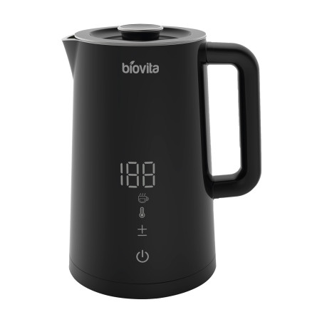 Fierbător electric Biovita NERO, 1.7L, 2200W, interior din inox