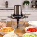 Tocător pentru alimente, 500W, 3L, vas din sticlă, cutite din inox, STORM-GLASS-3L, carne, salate