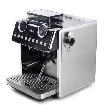 Espressor Biovita PREMIA, 2800W, 2.5L, râșnire, 20 bari, timer, carcasă inox, spumare, Espressor premium