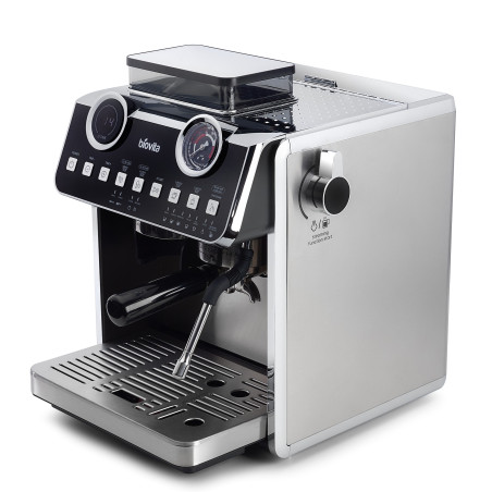 Espressor Biovita PREMIA, 2800W, 2.5L, râșnire, 20 bari, timer, carcasă inox, spumare, Espressor premium