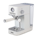 Espressor ROYAL, 1200W, 1.7L, 20 bari, carcasă inox, spumare, Alb Ivory