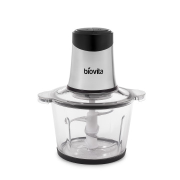 Tocător electric Biovita TORNADO-GLASS, 3L capacitate, vas din sticlă, 6 lame inox, 2 viteze, fata