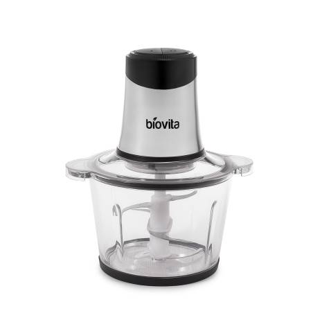 Tocător electric Biovita TORNADO-GLASS, 3L capacitate, vas din sticlă, 6 lame inox, 2 viteze, fata