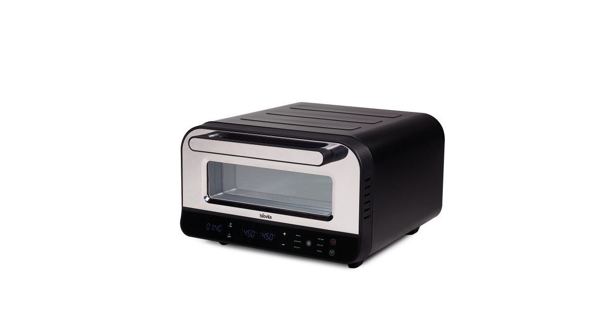 Cuptor electric pentru pizza Biovita MARCO, 1850W, 450°C temperatură maximă, încălzire dublă, 5 programe