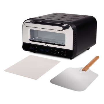 Cuptor electric pentru pizza Biovita MARCO, 1850W, 450°C temperatură maximă, încălzire dublă, 5 programe