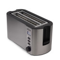 Prăjitor de pâine cu carcasă din inox, 1500W, ELITE-4, argintiu