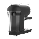 Espressor Biovita VELVET, 20 bari, 1100W, spumare lapte, rezervor 800ml, compact, negru