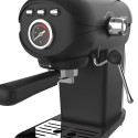 Espressor Biovita VELVET, 20 bari, 1100W, spumare lapte, rezervor 800ml, compact, negru