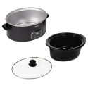 Slow cooker BUENO, 230W, 5.6L, vas ceramic, control timp și temperatură, componente