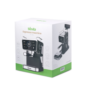 Espressor Biovita ECLIPSE, 1350W, funcție cafea rece, 20 bari, 1.5L, afișaj tactil, cutie