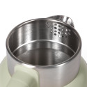 Fierbător electric BLISS, 2200W, 1.5L, temperatură ajustabilă, verde pastel, inox