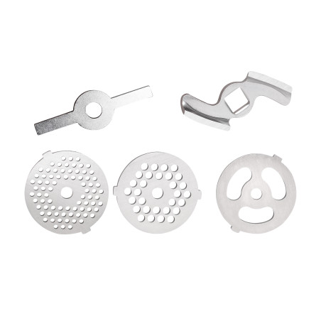 Accesorii pentru tocat și cârnați la mixerul MB-1800-LUX / MB-1800-NOVA, cutit si site