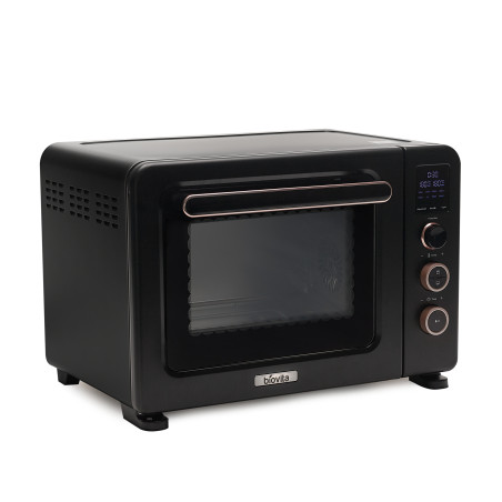 Cuptor electric Biovita DIVO, 1800W, 35L, 8 programe, ajustare timp și temperatură, Negru, profil