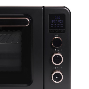 Cuptor electric Biovita DIVO, 1800W, 35L, 8 programe, ajustare timp și temperatură, Negru, panou