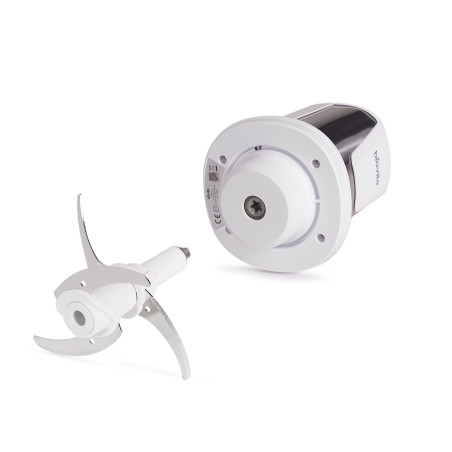 Tocător pentru alimente, 500W, 1.5 Litri, Biovita Storm, Alb, cuplaj metalic