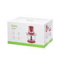Tocător pentru alimente, 500W, 1.5 Litri, Biovita Storm, Rosu, Cutie