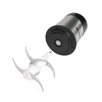 Tocător electric Biovita TORNADO-GLASS, 3L capacitate, vas din sticlă, 6 lame inox, 2 viteze, cuplaj metalic