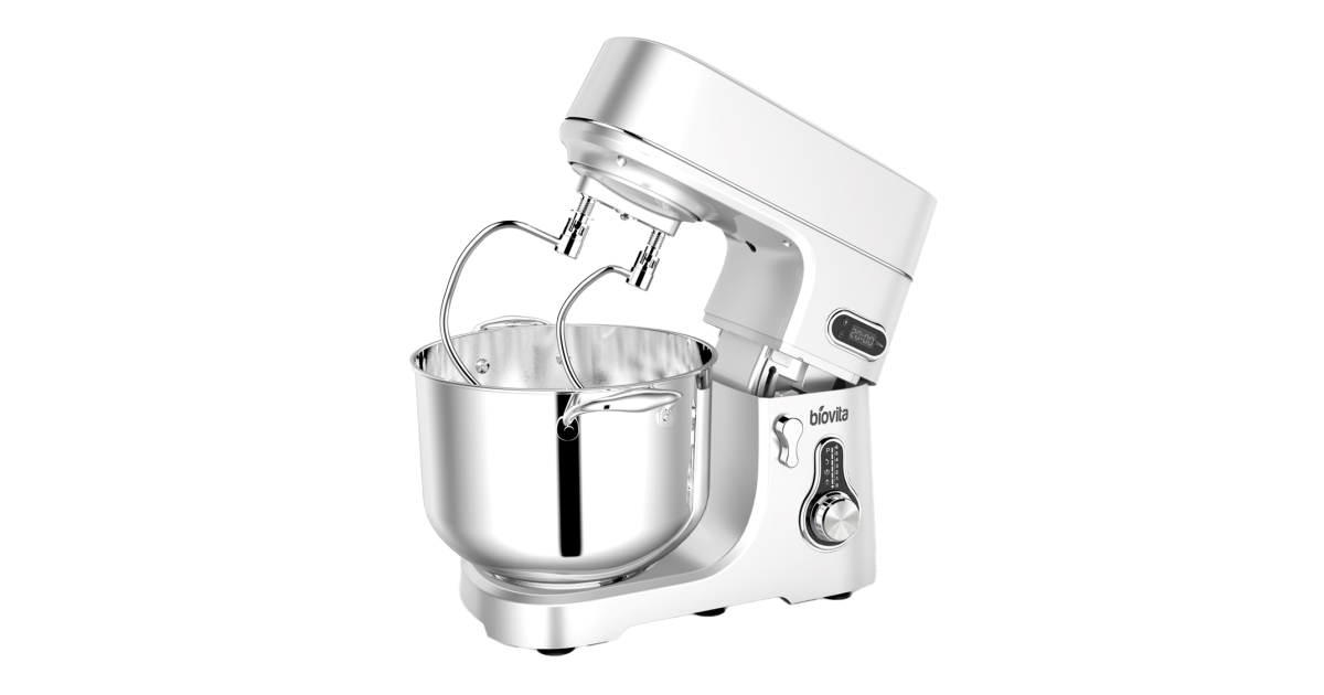 Mixer profesional cu bol din inox Biovita TITAN, 11L, 2000W, 2.5 kg de faina