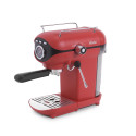 Espressor VELVET, 20 bari, 1100W, spumare lapte, rezervor 800ml, compact, roșu, profil