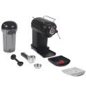 Espressor Biovita VELVET, 20 bari, 1100W, spumare lapte, rezervor 800ml, compact, negru, componente