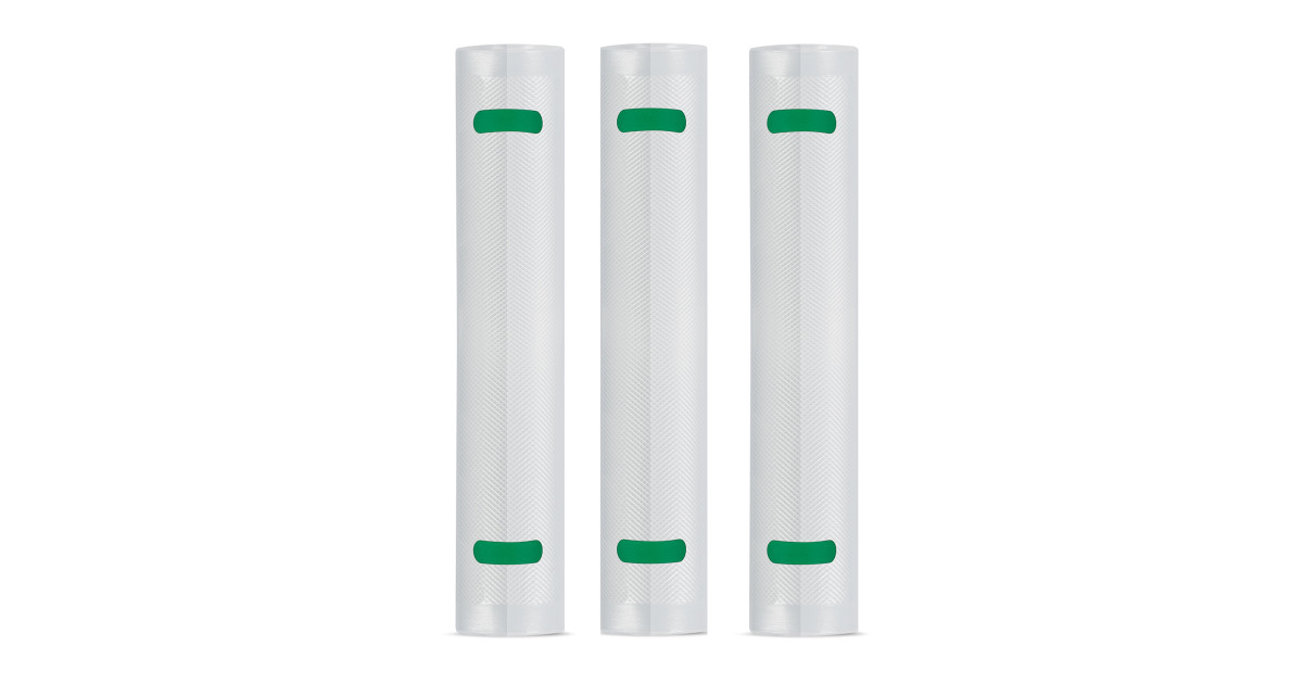 Set 3 role pentru pungi de vidat, 20 cm x 5 m