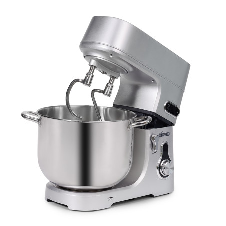 Mixer profesional cu bol TITAN, 11L, 2000W, motor silențios cu inducție, accesorii inox 4