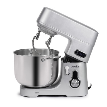 Mixer profesional cu bol TITAN, 11L, 2000W, motor silențios cu inducție, accesorii inox 5