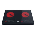Plită vitroceramică, VITRA-DUO, 3100W, 2 zone de gătire, 9 trepte de putere, fata